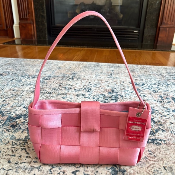 Harveys Pink Seatbelt Shoulder Bag - Picture 1 of 8